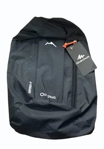 black quechua bag  piece rucksack bag  mumbai id
