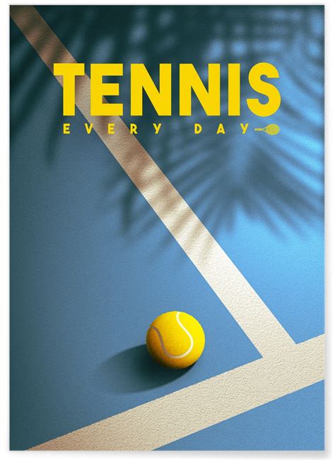 Idée déco pour un fan de tennis Affiche Tennis LAfficherie