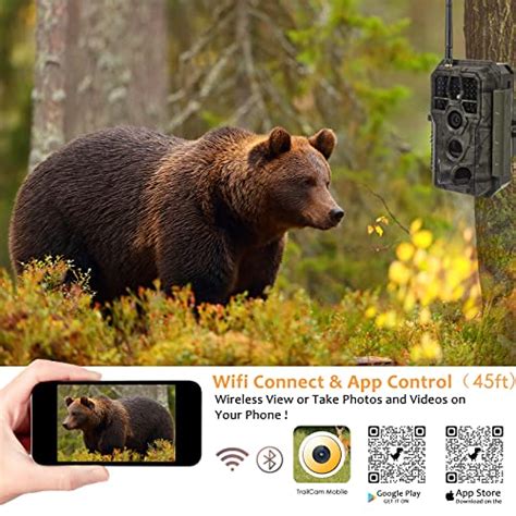 Blazevideo Wifi Cam Ra De Chasse Mp P Bluetooth Camera De