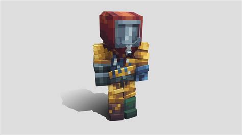 Rust Hazmat Suit Minecraft Armor 3d Model By Wprojects Wprojects D8930e7 Sketchfab