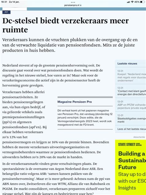 John Van Veen On Twitter Rt Mvrooijen ⁦pensioenpro⁩ Informatief