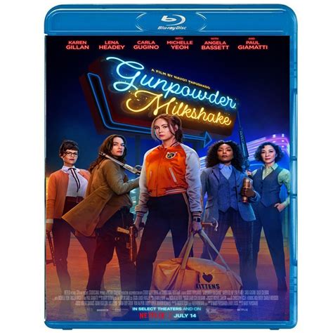 Gunpowder Milkshake 2021 Movie High Quality Action Thriller Film Blu Ray Dvd Bluray