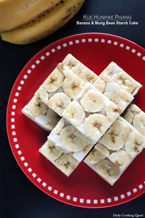 Kue Hunkwe Pisang Resep Kue Pisang Dan Tepung Kacang Hijau