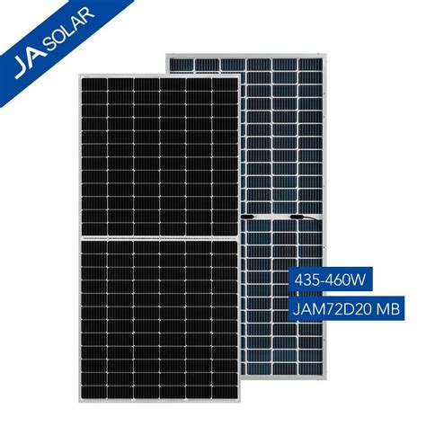 Ja Solar 440w 450w 460w Bifacial Mono Perc Half Cell High Power Industrial Solar Panel China