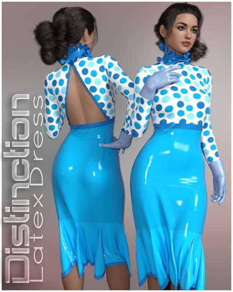 Distinction Latex Outfit G8f Daz 3d