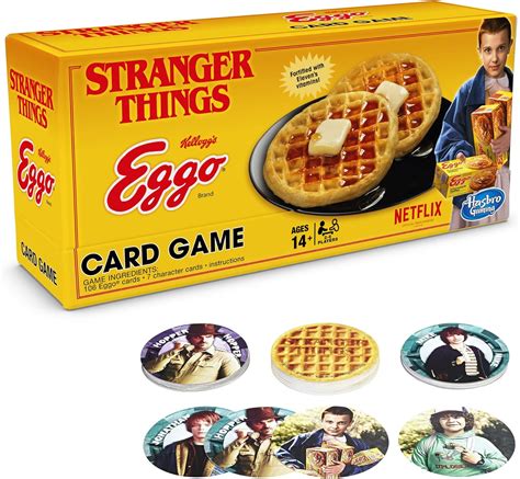 Hasbro Gaming Stranger Things Eggo Card Game Uk Toys And Games