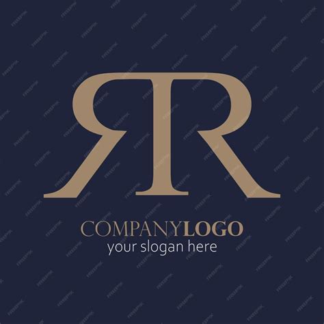 Premium Vector Double Rr Logo Monogram Elegant