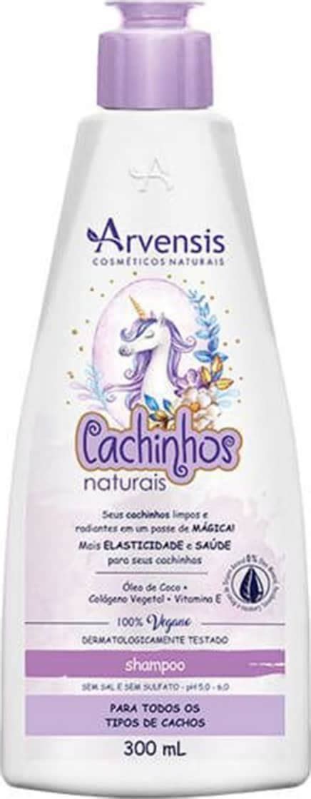 Kit Arvensis Cosméticos Naturais Cachinhos Naturais Shampoo Beleza na Web