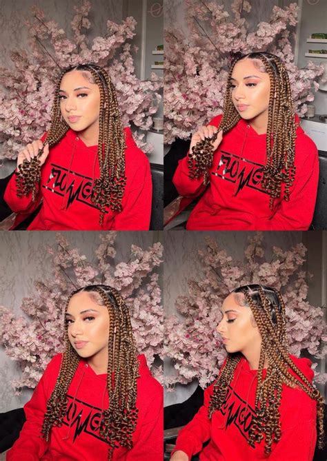 Coi Leray Braids Braids With Curls Braiding Your Own Hair Braids