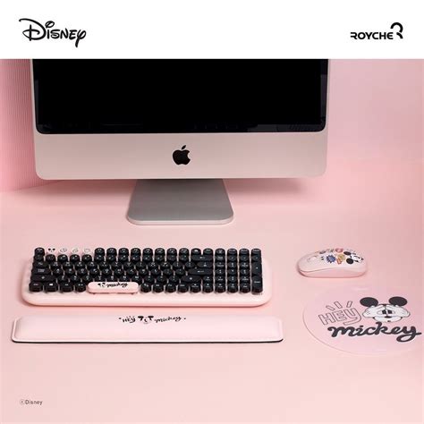 Royche Disney Mickey Mouse Full Version Wireless Retro Keyboard Dsny Ubicaciondepersonas