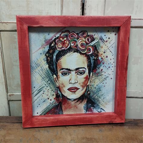 Quadro Frida Kahlo Kiss Ii