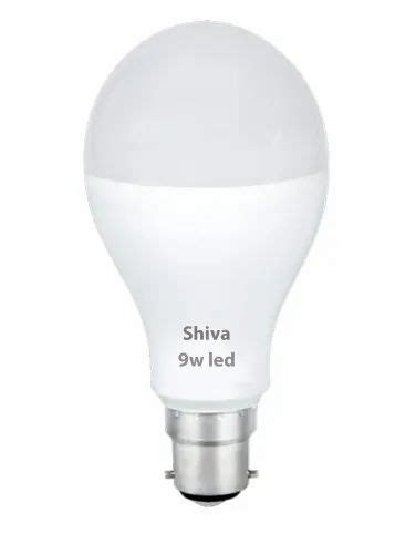 Shiva Aluminum ALPHA SERIES DOB 9W BULB Base Type B22 Model Name