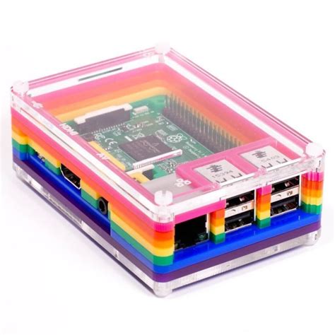 Pimoroni Pibow Rainbow Para Raspberry Pi B