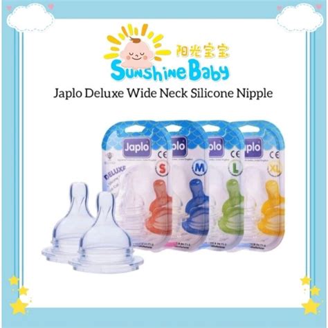 Japlo Deluxe Multi Flow Silicone Teat Puting For Wide Neck Bottle Bpa