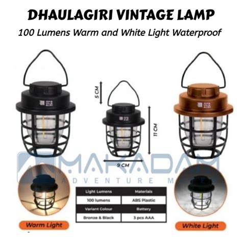 Jual Lampu Tenda Lentera Camping Lamp Vintage Waterproof Dhaulagiri