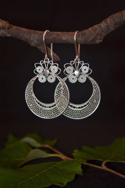 Unique Handmade Sterling Silver Earrings by SilverLeafJewelryCo