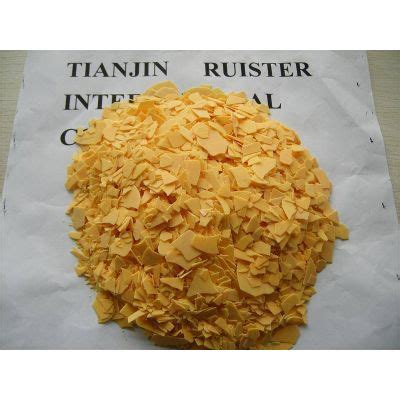 Sodium Sulphide Sodium Sulfide Na S Min Yellow Flakes Tianjin