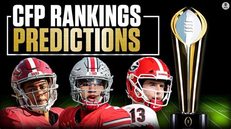 CFP Rankings Preview FULL BREAKDOWN Of Committees FIRST Rankings CBS