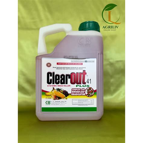 Clearout Plus Herbicide Liters Gallon Shopee Philippines