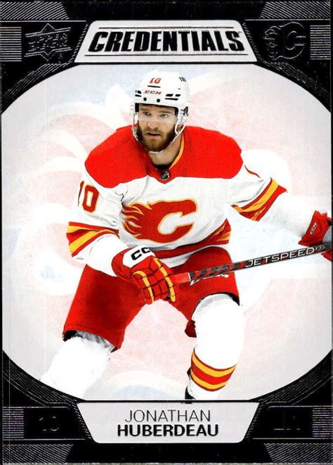 Jonathan Huberdeau Upper Deck Credentials Flames Nhl Id