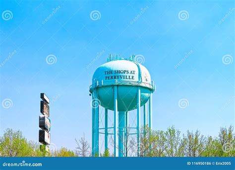 Water Tank Storage On Road In Maryland State Editorial Photo Image Of