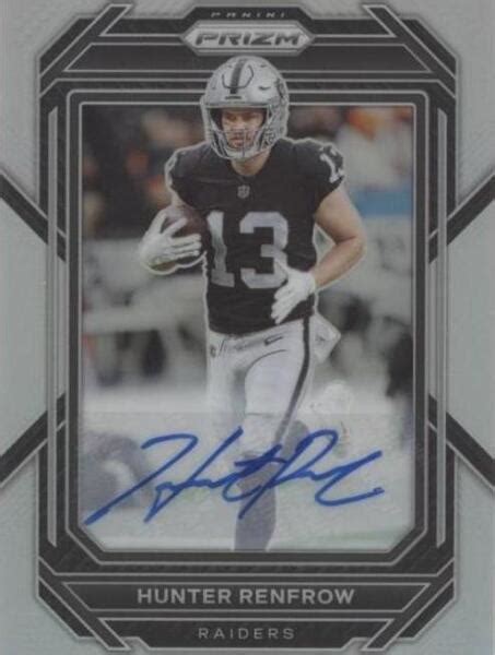 Panini Prizm Silver Prizm Autographs Hunter Renfrow Au