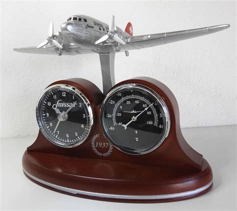 Swissair DC 3 Mit Uhr Und Thermometer Kaufen Auf Ricardo