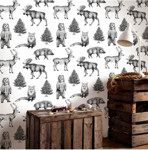 Papier Peint Superfresco Animaux Foret Inspirational Wallpapers Simple