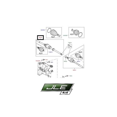 Arbre De Transmission Avant Droit Discovery Sport Range Rover Evoque