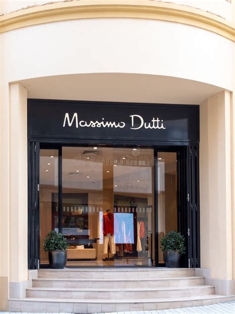 Massimo Dutti Clothing Store in Barcelona, Spain Editorial Stock Photo ...