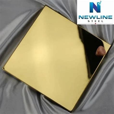 Nl Stainless Steel Gold Sheet Thickness Mm At Rs Kg In Mumbai