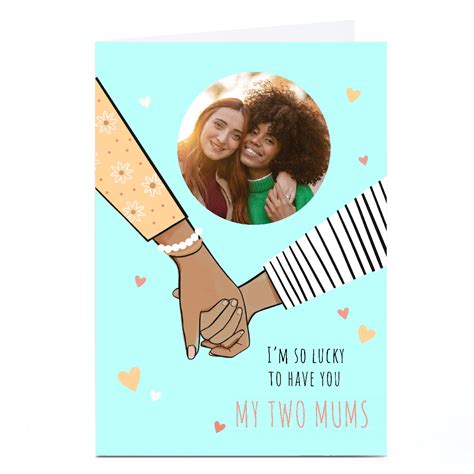 Buy Personalised Mother S Day Card Holding Hands My Two Mums For Gbp 1 79 Card Factory Uk