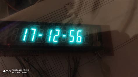 Vfd Clock With Arduino Arduino Clock Electronics Projects Diy