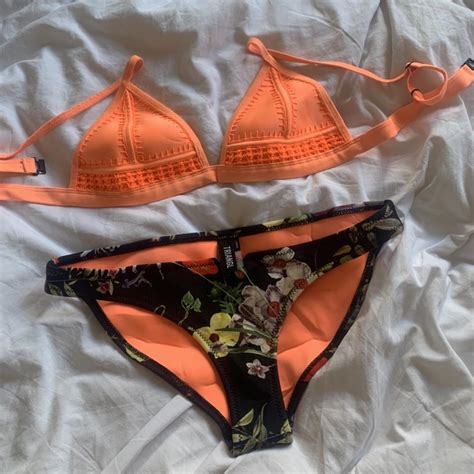 TRIANGL Neoprene Bikini Size Large Worn Once Depop