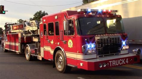 Garfield Fire Department Truck 4 And Deputy Chief Responding 9 21 17