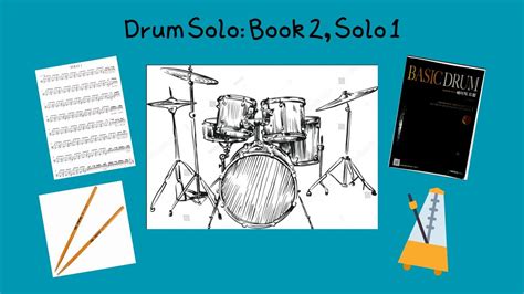 Book 2 Solo 1 Basic Drum By Pumpkin Drumsolo Drums Drumset