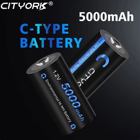 Cityork 1 2 V 5000mah Wiederauf Ladbare Batterie C Gr E Nimh R14 C