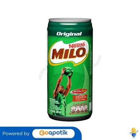 MILO ACTIVE GO ORIGINAL 240 ML KALENG Kegunaan Efek Samping Dosis