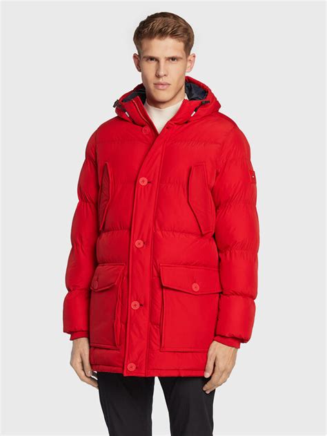 Tommy Hilfiger Giubbotto Piumino Essential Rockie Mw Mw Rosso