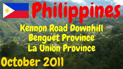 Kennon Road Downhill Benguet Province And La Union Province