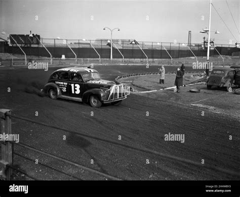 Stock Car Racing Practice Session New Cross Stadium Hornshay Street Old Kent Road London