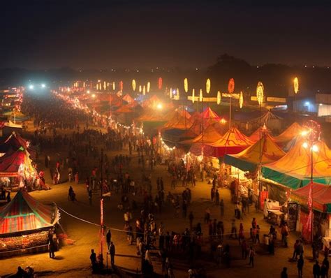 Premium AI Image | Sonepur Mela and Diwali fair in Bihar