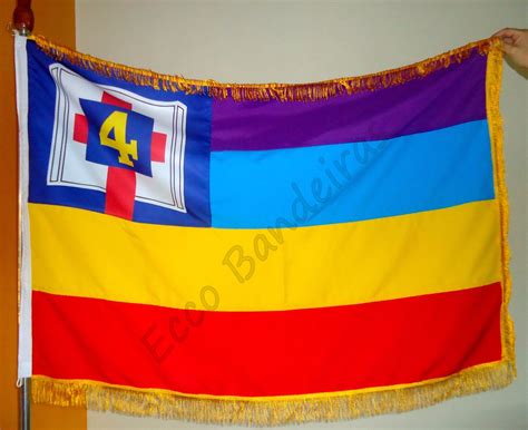 Bandeira Igreja Evangelho Quadrangular Tam X Cm R Em