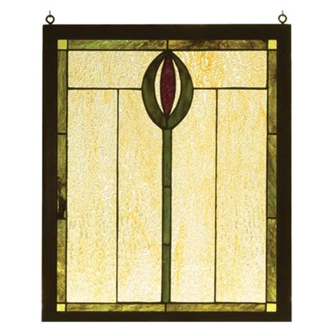 Meyda Tiffany Nautical Spear Wood Frame Stained Glass Window 98100 Farbiges Glas Bleiglas