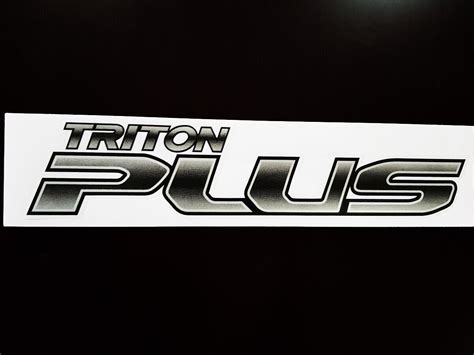 Triton Plus Pvc Side Cabin Rear Sticker Decal For Mitsubishi Triton