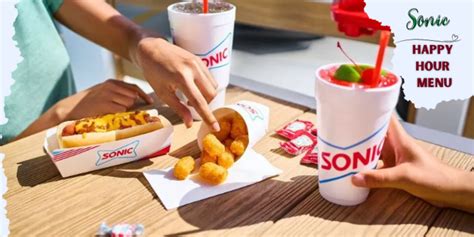 Sonic Happy Hour Menu 2024