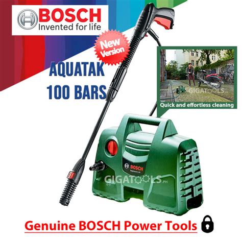 New Bosch Easy Aquatak 100 Bars Long Lance Pressure Washer Car Wash