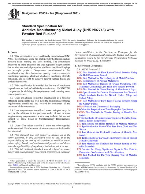 Astm F A Standard Specification For Additive