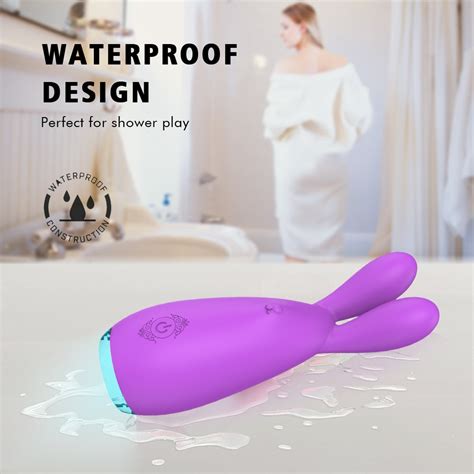 Aphrodisia Led Rechargeable Rabbit Vibrator G Spot Waterproof Dual