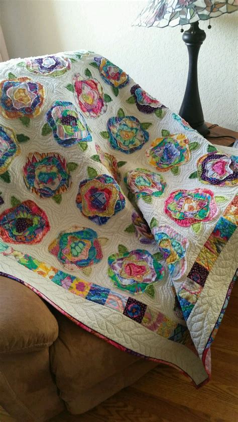 French Rose Quilt I Made Use Kaffe Fabrics Was Fun To Make The Pattern Is French Rose By